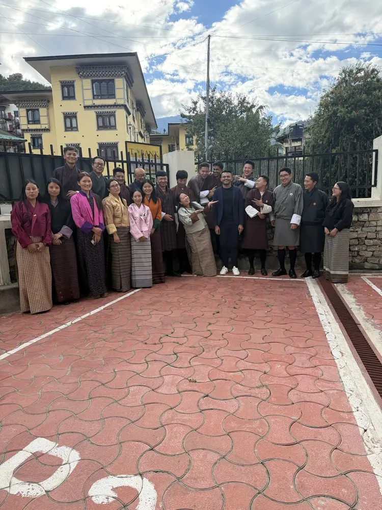 A national tourism team from Bhutan after a two-day session